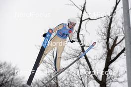 30.01.2015, Hinzenbach, Austria (AUT): Julia Clair (FRA) - FIS world cup ski jumping ladies, training, Hinzenbach (AUT). www.nordicfocus.com. © Rauschendorfer/NordicFocus. Every downloaded picture is fee-liable.