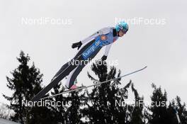 30.01.2015, Hinzenbach, Austria (AUT): Evelyn Insam (ITA) - FIS world cup ski jumping ladies, training, Hinzenbach (AUT). www.nordicfocus.com. © Rauschendorfer/NordicFocus. Every downloaded picture is fee-liable.