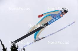 30.01.2015, Hinzenbach, Austria (AUT): Abby Hughes (USA)  - FIS world cup ski jumping ladies, training, Hinzenbach (AUT). www.nordicfocus.com. © Rauschendorfer/NordicFocus. Every downloaded picture is fee-liable.