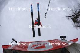 30.01.2015, Hinzenbach, Austria (AUT): Sarah Hendrickson (USA)  - FIS world cup ski jumping ladies, training, Hinzenbach (AUT). www.nordicfocus.com. © Rauschendorfer/NordicFocus. Every downloaded picture is fee-liable.