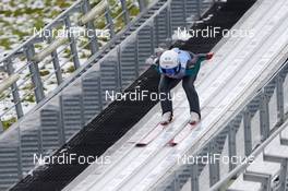 30.01.2015, Hinzenbach, Austria (AUT): Nina Lussi (USA)  - FIS world cup ski jumping ladies, training, Hinzenbach (AUT). www.nordicfocus.com. © Rauschendorfer/NordicFocus. Every downloaded picture is fee-liable.