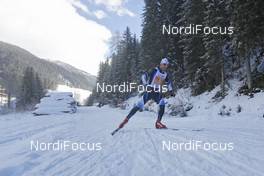 18.01.2015, Lienz, Austria (AUT): Sergio Bonaldi (ITA) - FIS Marathon Cup Dolomitenlauf, Lienz (AUT). www.nordicfocus.com. © Mandl/NordicFocus. Every downloaded picture is fee-liable.