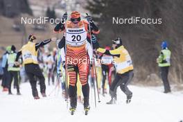 25.01.2015, Val di Fassa/Val di Fiemme, Italy (ITA): Audun Laugaland (NOR) - FIS Marathon Cup Marcialonga, Val di Fassa/Val di Fiemme (ITA). www.nordicfocus.com. © Oesth/NordicFocus. Every downloaded picture is fee-liable.