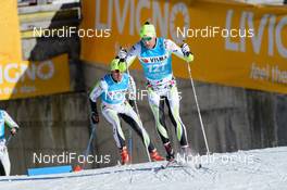 05.12.2015, Livigno, Italy (ITA): Nicolas Bormolini (ITA), Eugeniy Dementiev (RUS), (l-r)  - Ski Classics La Sgambeda, Prologue ProTeam Tempo, Livigno (ITA). www.nordicfocus.com. © Rauschendorfer/NordicFocus. Every downloaded picture is fee-liable.