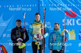 06.12.2015, Livigno, Italy (ITA): Eugeny Dementiev (RUS), John Kristian Dahl (NOR), Johan Kjoelstad (NOR), (l-r) - Ski Classics La Sgambeda, Livigno (ITA). www.nordicfocus.com. © Rauschendorfer/NordicFocus. Every downloaded picture is fee-liable.