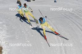 05.12.2015, Livigno, Italy (ITA): Johan Kjoelstad (NOR), Oeystein Pettersen (NOR), John Kristian Dahl (NOR), (l-r) - Ski Classics La Sgambeda, Prologue ProTeam Tempo, Livigno (ITA). www.nordicfocus.com. © Rauschendorfer/NordicFocus. Every downloaded picture is fee-liable.