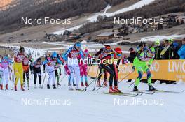 06.12.2015, Livigno, Italy (ITA): start of the womens race - Ski Classics La Sgambeda, Livigno (ITA). www.nordicfocus.com. © Rauschendorfer/NordicFocus. Every downloaded picture is fee-liable.
