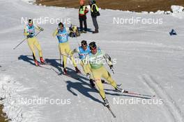 05.12.2015, Livigno, Italy (ITA): Tore Bjoerset Berdal (NOR), John Kristian Dahl (NOR), Johan Kjoelstad (NOR), Oeystein Pettersen (NOR), (l-r) - Ski Classics La Sgambeda, Prologue ProTeam Tempo, Livigno (ITA). www.nordicfocus.com. © Rauschendorfer/NordicFocus. Every downloaded picture is fee-liable.