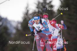 10.01.2016, Ruhpolding, Germany (GER): Anton Shipulin (RUS) -  IBU world cup biathlon, mass men, Ruhpolding replacing Oberhof (GER). www.nordicfocus.com. © Manzoni/NordicFocus. Every downloaded picture is fee-liable.