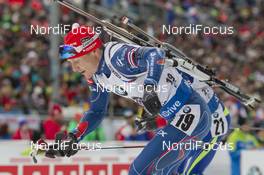 10.01.2016, Ruhpolding, Germany (GER): Ondrej Moravec (CZE) -  IBU world cup biathlon, mass men, Ruhpolding replacing Oberhof (GER). www.nordicfocus.com. © Manzoni/NordicFocus. Every downloaded picture is fee-liable.
