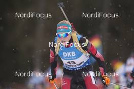 10.01.2016, Ruhpolding, Germany (GER): Lisa Theresa Hauser (AUT) -  IBU world cup biathlon, mass women, Ruhpolding replacing Oberhof (GER). www.nordicfocus.com. © Manzoni/NordicFocus. Every downloaded picture is fee-liable.