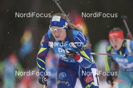 10.01.2016, Ruhpolding, Germany (GER): Anais Bescond (FRA) -  IBU world cup biathlon, mass women, Ruhpolding replacing Oberhof (GER). www.nordicfocus.com. © Manzoni/NordicFocus. Every downloaded picture is fee-liable.