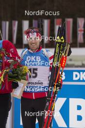 09.01.2016, Ruhpolding, Germany (GER): Nathan Smith (CAN) -  IBU world cup biathlon, pursuit men, Ruhpolding replacing Oberhof (GER). www.nordicfocus.com. © Manzoni/NordicFocus. Every downloaded picture is fee-liable.