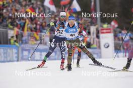 09.01.2016, Ruhpolding, Germany (GER): Eric Lesser (GER) -  IBU world cup biathlon, pursuit men, Ruhpolding replacing Oberhof (GER). www.nordicfocus.com. © Manzoni/NordicFocus. Every downloaded picture is fee-liable.