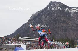 09.01.2016, Ruhpolding, Germany (GER): Simon Eder (AUT) -  IBU world cup biathlon, pursuit men, Ruhpolding replacing Oberhof (GER). www.nordicfocus.com. © Manzoni/NordicFocus. Every downloaded picture is fee-liable.