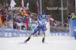 09.01.2016, Ruhpolding, Germany (GER): Simon Desthieux (FRA) -  IBU world cup biathlon, pursuit men, Ruhpolding replacing Oberhof (GER). www.nordicfocus.com. © Manzoni/NordicFocus. Every downloaded picture is fee-liable.