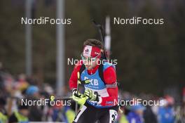 09.01.2016, Ruhpolding, Germany (GER): Christian Gow (CAN) -  IBU world cup biathlon, pursuit men, Ruhpolding replacing Oberhof (GER). www.nordicfocus.com. © Manzoni/NordicFocus. Every downloaded picture is fee-liable.