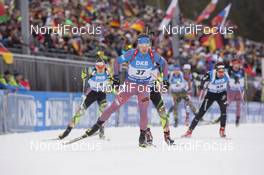 09.01.2016, Ruhpolding, Germany (GER): Dmitry Malyshko (RUS) -  IBU world cup biathlon, pursuit men, Ruhpolding replacing Oberhof (GER). www.nordicfocus.com. © Manzoni/NordicFocus. Every downloaded picture is fee-liable.