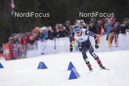 08.01.2016, Ruhpolding, Germany (GER): Lukas Hofer (ITA) -  IBU world cup biathlon, sprint men, Ruhpolding replacing Oberhof (GER). www.nordicfocus.com. © Manzoni/NordicFocus. Every downloaded picture is fee-liable.