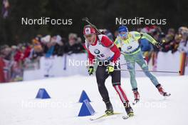 08.01.2016, Ruhpolding, Germany (GER): Macx Davies (CAN) -  IBU world cup biathlon, sprint men, Ruhpolding replacing Oberhof (GER). www.nordicfocus.com. © Manzoni/NordicFocus. Every downloaded picture is fee-liable.