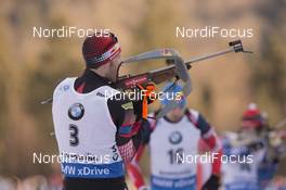 08.01.2016, Ruhpolding, Germany (GER): Simon Eder (AUT) -  IBU world cup biathlon, sprint men, Ruhpolding replacing Oberhof (GER). www.nordicfocus.com. © Manzoni/NordicFocus. Every downloaded picture is fee-liable.