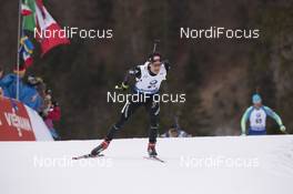 08.01.2016, Ruhpolding, Germany (GER): Martin Jaeger (SUI) -  IBU world cup biathlon, sprint men, Ruhpolding replacing Oberhof (GER). www.nordicfocus.com. © Manzoni/NordicFocus. Every downloaded picture is fee-liable.