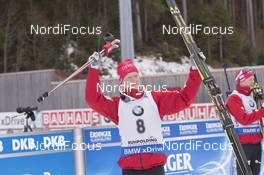 08.01.2016, Ruhpolding, Germany (GER): Johannes Thingnes Boe (NOR) -  IBU world cup biathlon, sprint men, Ruhpolding replacing Oberhof (GER). www.nordicfocus.com. © Manzoni/NordicFocus. Every downloaded picture is fee-liable.