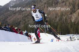 08.01.2016, Ruhpolding, Germany (GER): Serafin Wiestner (SUI) -  IBU world cup biathlon, sprint men, Ruhpolding replacing Oberhof (GER). www.nordicfocus.com. © Manzoni/NordicFocus. Every downloaded picture is fee-liable.