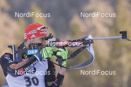 08.01.2016, Ruhpolding, Germany (GER): Arnd Peiffer (GER) -  IBU world cup biathlon, sprint men, Ruhpolding replacing Oberhof (GER). www.nordicfocus.com. © Manzoni/NordicFocus. Every downloaded picture is fee-liable.