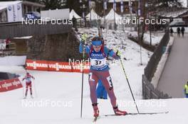 08.01.2016, Ruhpolding, Germany (GER): Ekaterina Shumilova (RUS) -  IBU world cup biathlon, sprint women, Ruhpolding replacing Oberhof (GER). www.nordicfocus.com. © Manzoni/NordicFocus. Every downloaded picture is fee-liable.