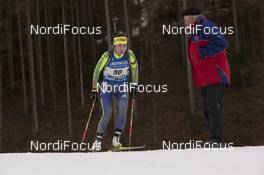 08.01.2016, Ruhpolding, Germany (GER): Ji-Hee Mun (KOR) -  IBU world cup biathlon, sprint women, Ruhpolding replacing Oberhof (GER). www.nordicfocus.com. © Manzoni/NordicFocus. Every downloaded picture is fee-liable.