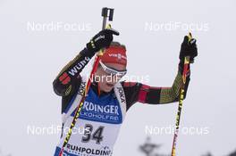 08.01.2016, Ruhpolding, Germany (GER): Vanessa Hinz (GER) -  IBU world cup biathlon, sprint women, Ruhpolding replacing Oberhof (GER). www.nordicfocus.com. © Manzoni/NordicFocus. Every downloaded picture is fee-liable.