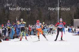 07.01.2016, Ruhpolding, Germany (GER): Nastassia Dubarezava  (BLR), Paulina Fialkova (SVK), Zina Kocher (CAN), (l-r) -  IBU world cup biathlon, training, Ruhpolding replacing Oberhof (GER). www.nordicfocus.com. © Manzoni/NordicFocus. Every downloaded picture is fee-liable.