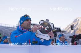 07.01.2016, Ruhpolding, Germany (GER): Ricco Gross (GER), coach Team Russia  -  IBU world cup biathlon, training, Ruhpolding replacing Oberhof (GER). www.nordicfocus.com. © Manzoni/NordicFocus. Every downloaded picture is fee-liable.