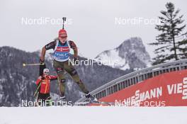 07.01.2016, Ruhpolding, Germany (GER): Franziska Hildebrand (GER) -  IBU world cup biathlon, training, Ruhpolding replacing Oberhof (GER). www.nordicfocus.com. © Manzoni/NordicFocus. Every downloaded picture is fee-liable.