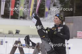 07.01.2016, Ruhpolding, Germany (GER): Justine Braisaz (FRA) -  IBU world cup biathlon, training, Ruhpolding replacing Oberhof (GER). www.nordicfocus.com. © Manzoni/NordicFocus. Every downloaded picture is fee-liable.