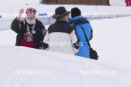 07.01.2016, Ruhpolding, Germany (GER): Event Feature: Top-Fan Norbert (GER) waving at the camera -  IBU world cup biathlon, training, Ruhpolding replacing Oberhof (GER). www.nordicfocus.com. © Manzoni/NordicFocus. Every downloaded picture is fee-liable.