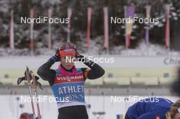 07.01.2016, Ruhpolding, Germany (GER): Selina Gasparin (SUI) -  IBU world cup biathlon, training, Ruhpolding replacing Oberhof (GER). www.nordicfocus.com. © Manzoni/NordicFocus. Every downloaded picture is fee-liable.