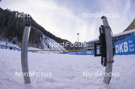 07.01.2016, Ruhpolding, Germany (GER): Event Feature: View over the start gate in Ruhpolding -  IBU world cup biathlon, training, Ruhpolding replacing Oberhof (GER). www.nordicfocus.com. © Manzoni/NordicFocus. Every downloaded picture is fee-liable.