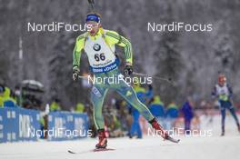 13.01.2016, Ruhpolding, Germany (GER): Thorstein Stenersen (SWE) -  IBU world cup biathlon, individual men, Ruhpolding (GER). www.nordicfocus.com. © Manzoni/NordicFocus. Every downloaded picture is fee-liable.