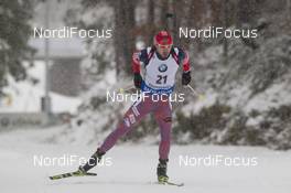 13.01.2016, Ruhpolding, Germany (GER): Anton Shipulin (RUS) -  IBU world cup biathlon, individual men, Ruhpolding (GER). www.nordicfocus.com. © Manzoni/NordicFocus. Every downloaded picture is fee-liable.