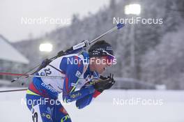 13.01.2016, Ruhpolding, Germany (GER): Quentin Fillon Maillet (FRA) -  IBU world cup biathlon, individual men, Ruhpolding (GER). www.nordicfocus.com. © Manzoni/NordicFocus. Every downloaded picture is fee-liable.