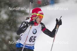 13.01.2016, Ruhpolding, Germany (GER): Jeremy Finello (SUI) -  IBU world cup biathlon, individual men, Ruhpolding (GER). www.nordicfocus.com. © Manzoni/NordicFocus. Every downloaded picture is fee-liable.