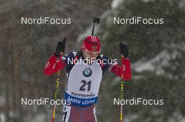 13.01.2016, Ruhpolding, Germany (GER): Anton Shipulin (RUS) -  IBU world cup biathlon, individual men, Ruhpolding (GER). www.nordicfocus.com. © Manzoni/NordicFocus. Every downloaded picture is fee-liable.