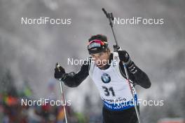 13.01.2016, Ruhpolding, Germany (GER): Benjamin Weger (SUI) -  IBU world cup biathlon, individual men, Ruhpolding (GER). www.nordicfocus.com. © Manzoni/NordicFocus. Every downloaded picture is fee-liable.