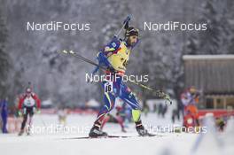 13.01.2016, Ruhpolding, Germany (GER): Martin Fourcade (FRA) -  IBU world cup biathlon, individual men, Ruhpolding (GER). www.nordicfocus.com. © Manzoni/NordicFocus. Every downloaded picture is fee-liable.