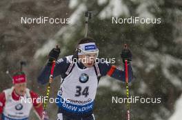 13.01.2016, Ruhpolding, Germany (GER): Dominik Windisch (ITA) -  IBU world cup biathlon, individual men, Ruhpolding (GER). www.nordicfocus.com. © Manzoni/NordicFocus. Every downloaded picture is fee-liable.