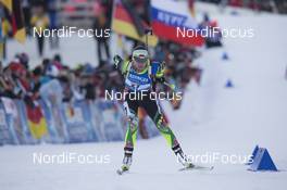 14.01.2016, Ruhpolding, Germany (GER): Nadezhda Skardino (BLR) -  IBU world cup biathlon, individual women, Ruhpolding (GER). www.nordicfocus.com. © Manzoni/NordicFocus. Every downloaded picture is fee-liable.