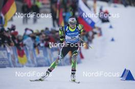 14.01.2016, Ruhpolding, Germany (GER): Nadia Pisareva (BLR) -  IBU world cup biathlon, individual women, Ruhpolding (GER). www.nordicfocus.com. © Manzoni/NordicFocus. Every downloaded picture is fee-liable.