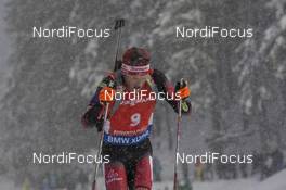 16.01.2016, Ruhpolding, Germany (GER): Simon Eder (AUT) -  IBU world cup biathlon, mass men, Ruhpolding (GER). www.nordicfocus.com. © Manzoni/NordicFocus. Every downloaded picture is fee-liable.